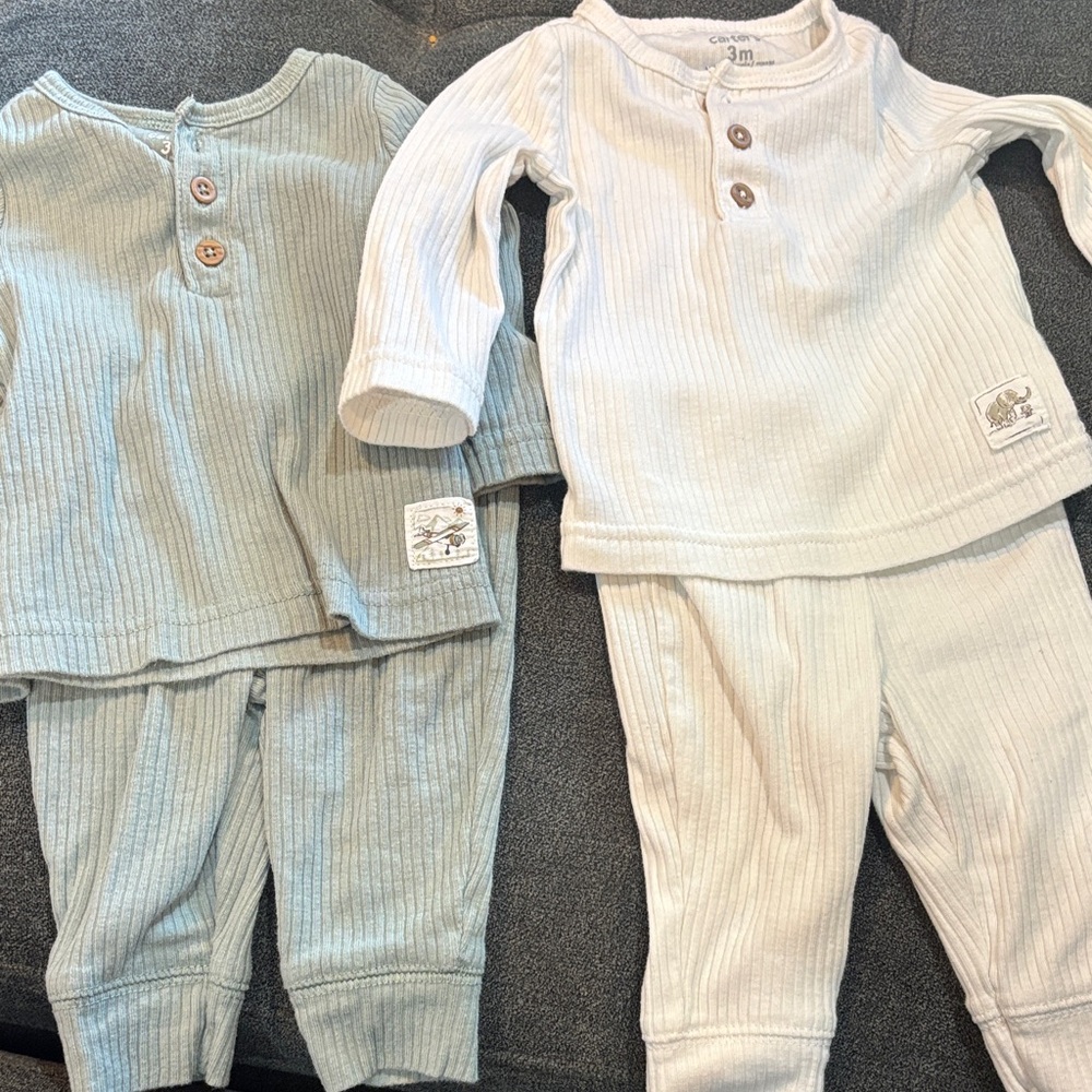 2 matching outfits